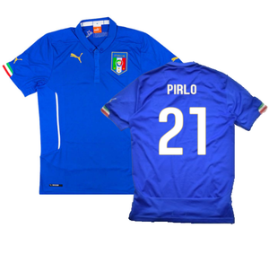 Italy 2014-16 Home Shirt (M) (Very Good) (Pirlo 21)_0