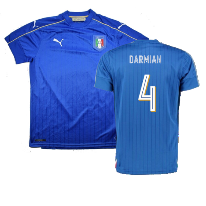 Italy 2015-16 Home Shirt (XXL) (Excellent) (Darmian 4)