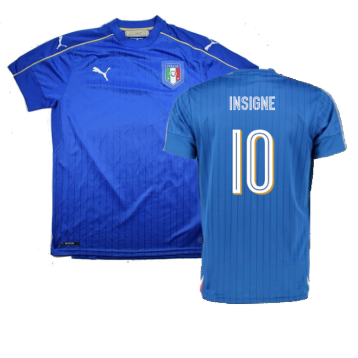 Italy 2015-16 Home Shirt (XXL) (Excellent) (Insigne 10)