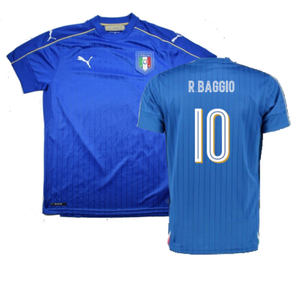 Italy 2015-16 Home Shirt (XXL) (Excellent) (R.Baggio 10)_0