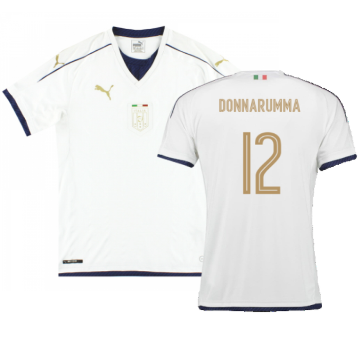 Italy 2016-17 Away Shirt (M) (Excellent) (Donnarumma 12)