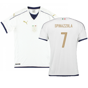 Italy 2016-17 Away Shirt (M) (Excellent) (Spinazzola 7)_0