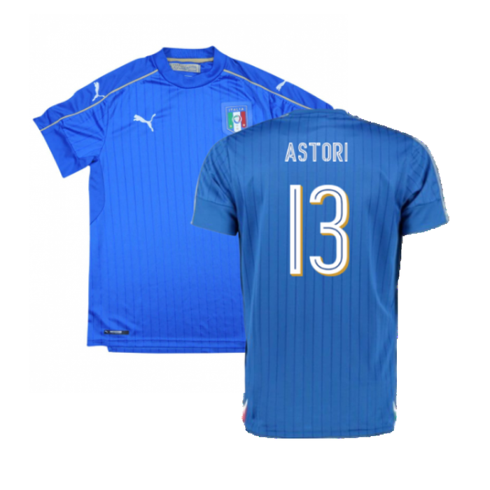 Italy 2016-17 Home Shirt (S) (Excellent) (Astori 13)