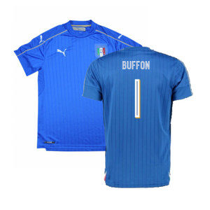 Italy 2016-17 Home Shirt (M) (Excellent) (Buffon 1)_0