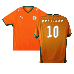 Ivory Coast 2008-10 Home Shirt (M) (Excellent) (GERVINHO 10)_0