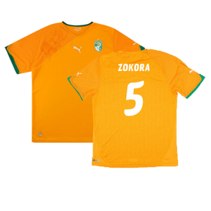 Ivory Coast 2010-11 Home Shirt (Very Good) (ZOKORA 5)_0