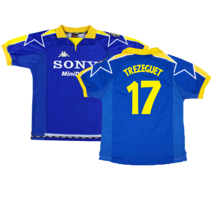 Juventus 1997-98 Away Shirt (L) (Very Good) (Trezeguet 17)