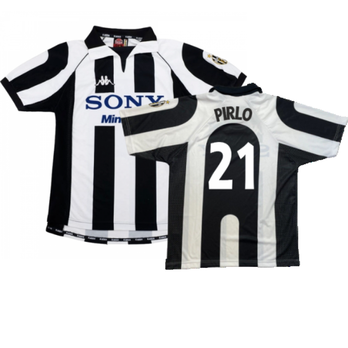 Juventus 1997-98 Home Shirt (S) (Excellent) (Pirlo 21)