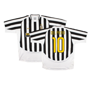 Juventus 2003/2004 Home Shirt (Excellent) (Del Piero 10)_0