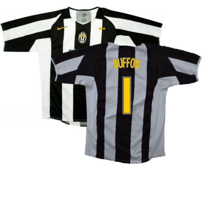 Juventus 2004-05 Home Shirt (XL) (Good) (Buffon 1)