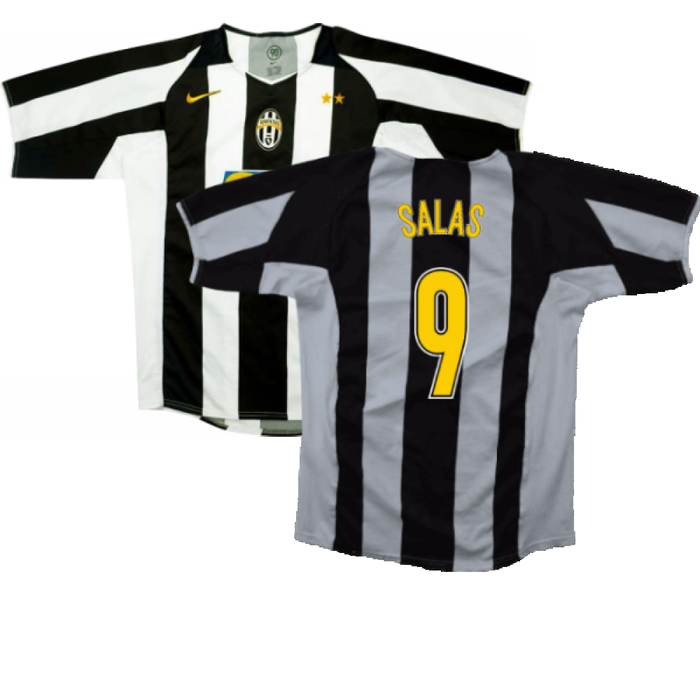 Juventus 2004-05 Home Shirt (XL) (Excellent) (Salas 9)