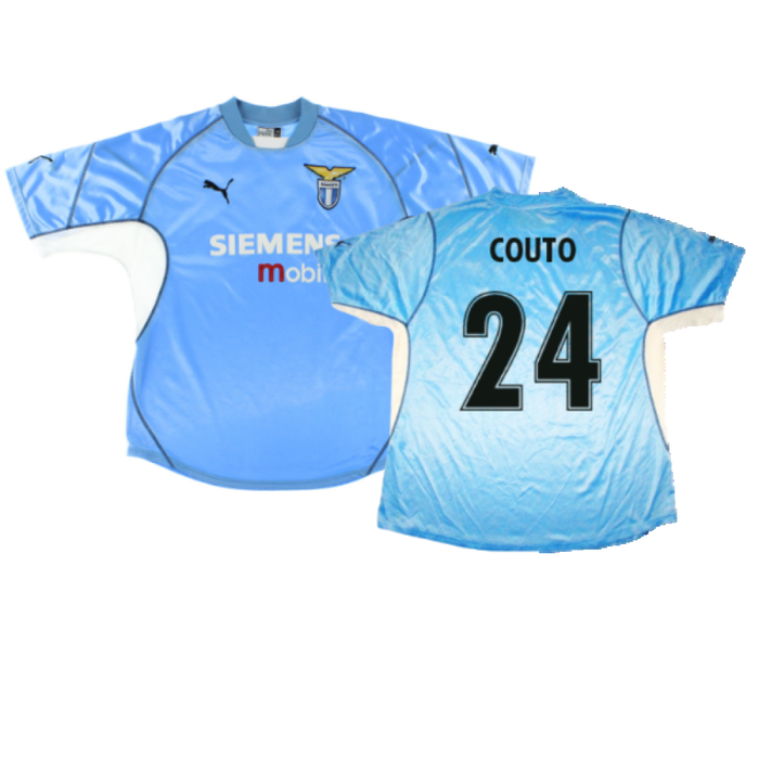 Lazio 2001-02 Home Shirt (Very Good) (Couto 24)