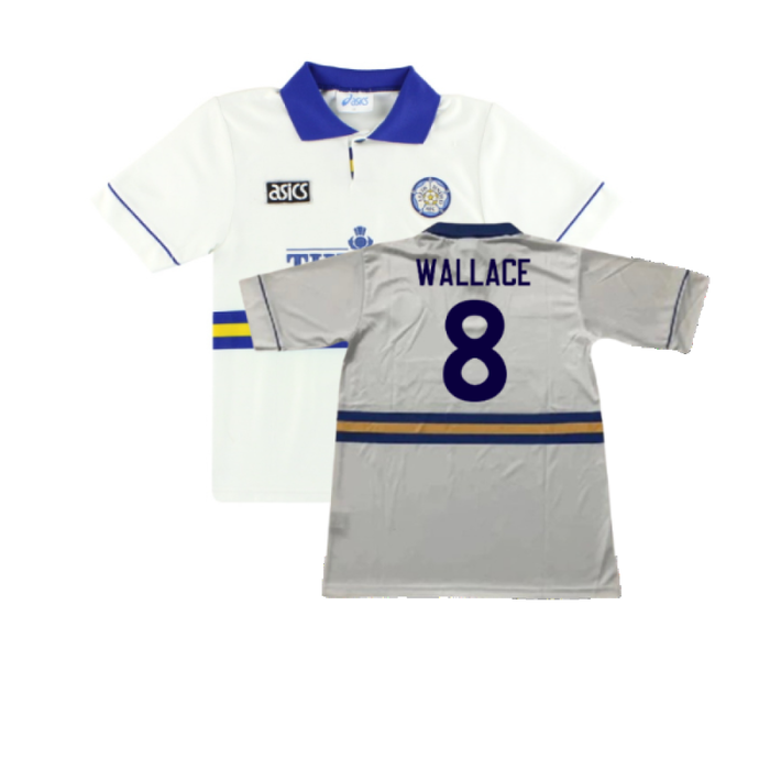 Leeds United 1993-95 Home Shirt (L) (Excellent) (Wallace 8)