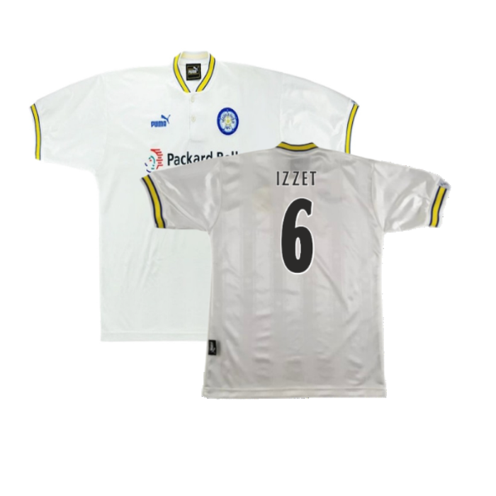 Leeds United 1996-99 Home Shirt (M) (Excellent) (Izzet 6)