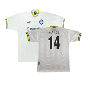 Leeds United 1996-99 Home Shirt (M) (Excellent) (Savage 14)_0