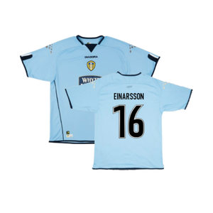 Leeds United 2004-05 Away Shirt (L) (Very Good) (Einarsson 16)_0