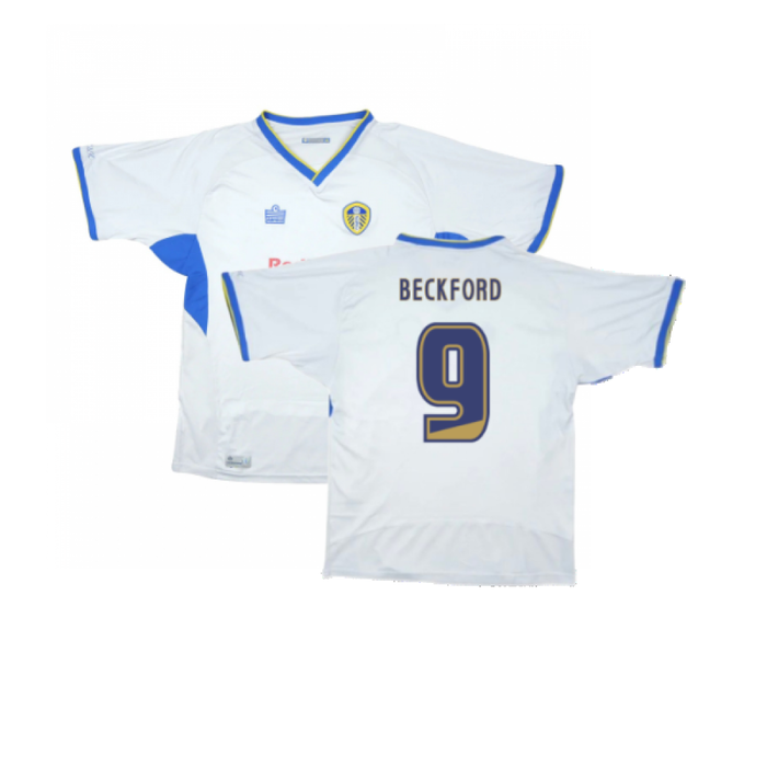 Leeds United 2007-08 Home Shirt (L) (Good) (Beckford 9)