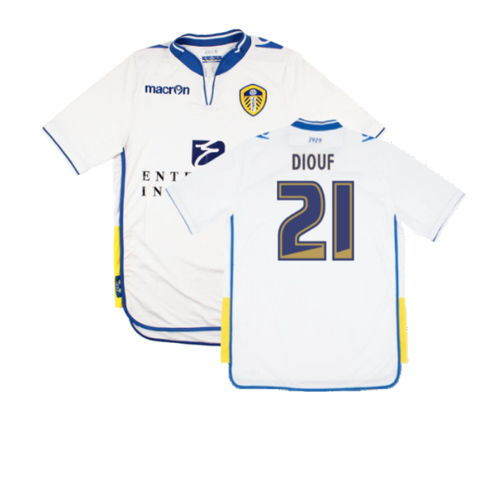 Leeds United 2012-13 Home Shirt (XL) (Mint) (Diouf 21)