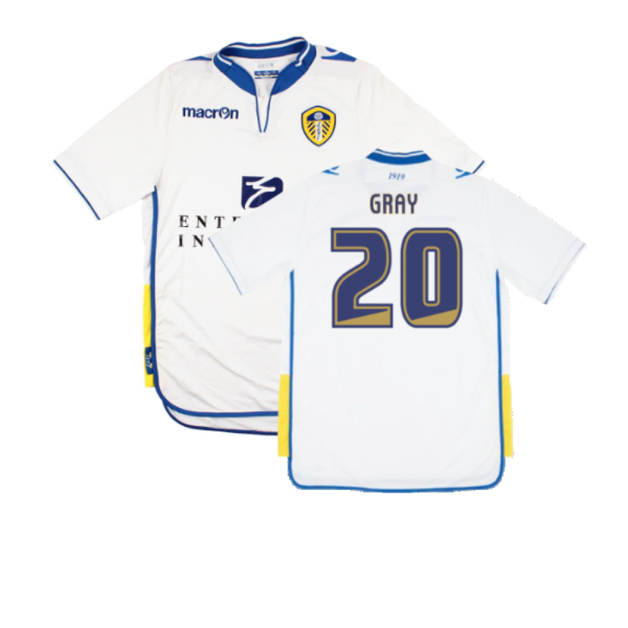 Leeds United 2012-13 Home Shirt (XL) (Mint) (Gray 20)