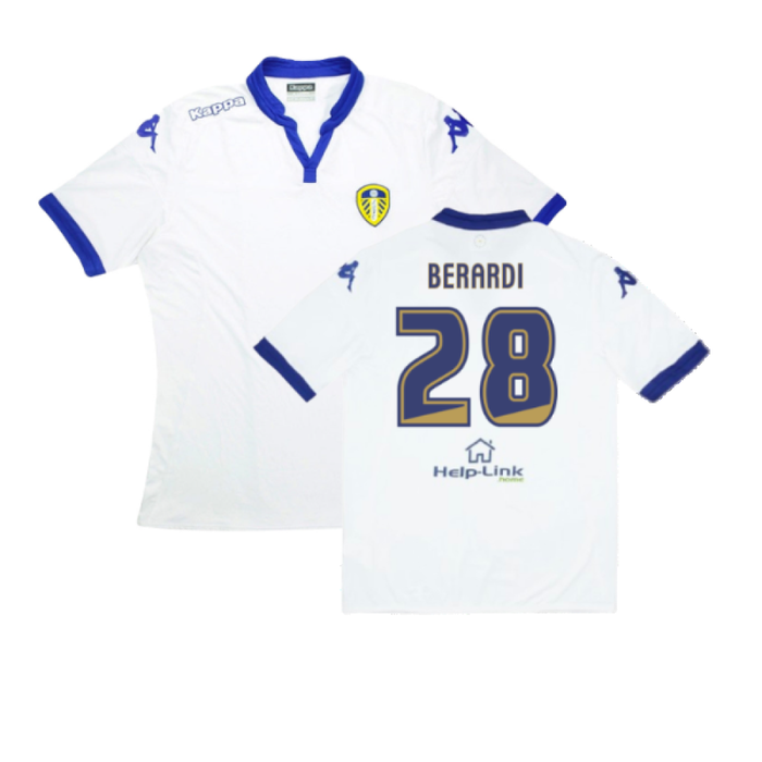 Leeds United 2015-16 Home Shirt (L) (Very Good) (Berardi 28)