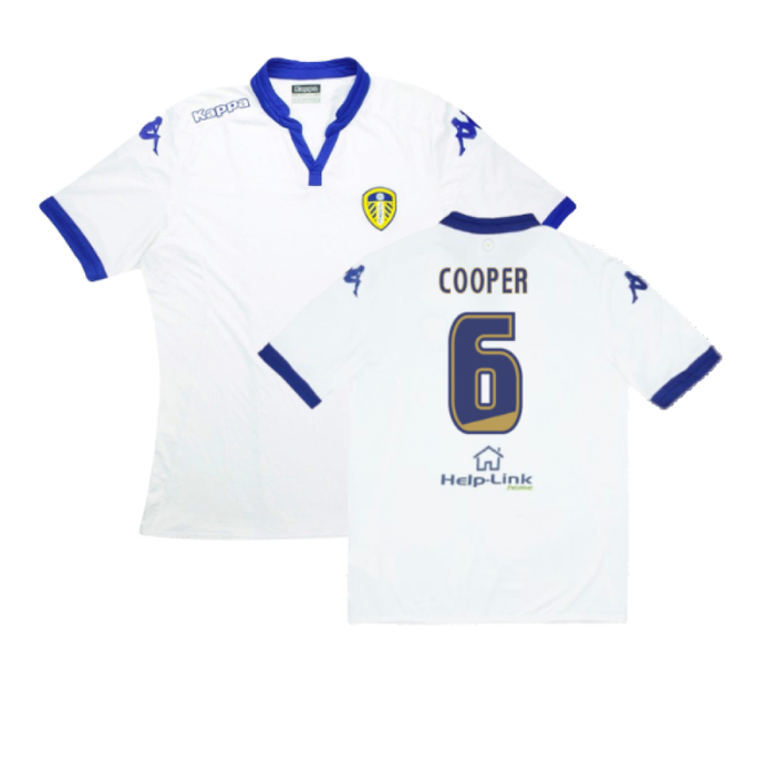 Leeds United 2015-16 Home Shirt (L) (Very Good) (Cooper 6)