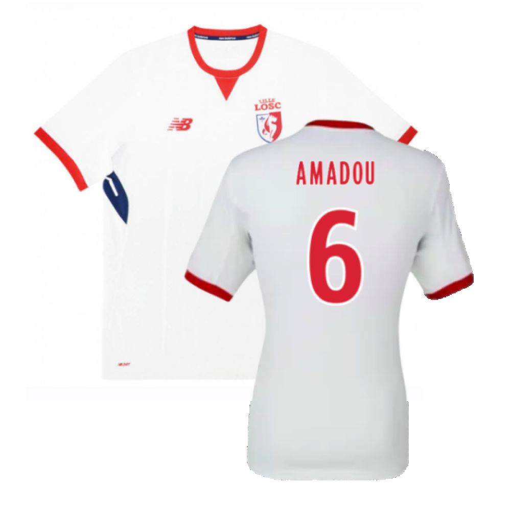 Lille 2017-18 Away Shirt (L) (Amadou 6) (Excellent)_0