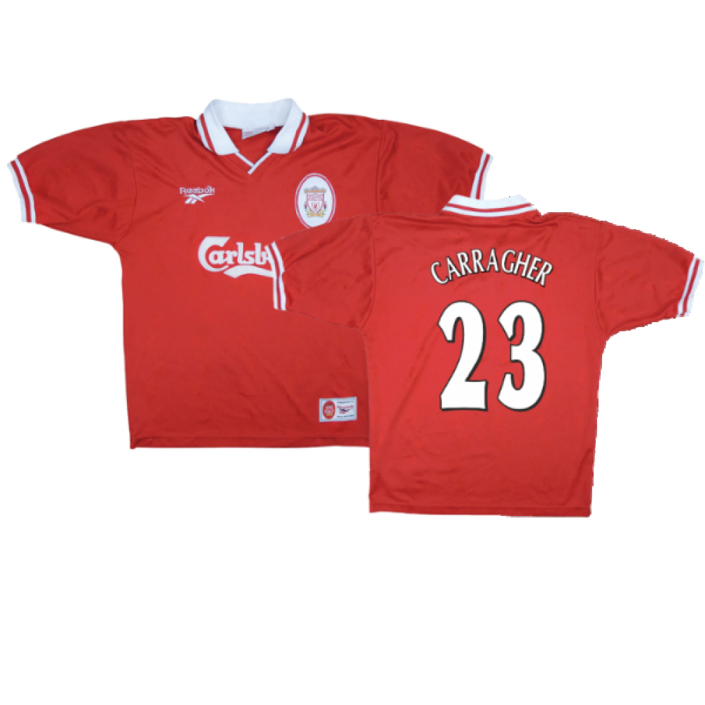 Liverpool 1996-98 Home Shirt (Excellent) (CARRAGHER 23)_0