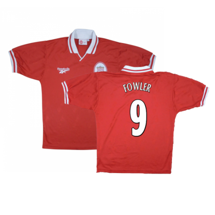 Liverpool 1996-98 Home Shirt (Excellent) (FOWLER 9)