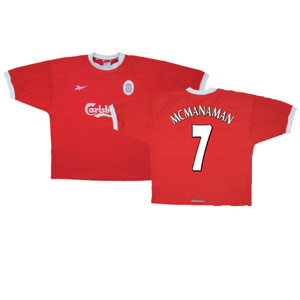 Liverpool 1998-00 Home Shirt (M) (Very Good) (MCMANAMAN 7)_0