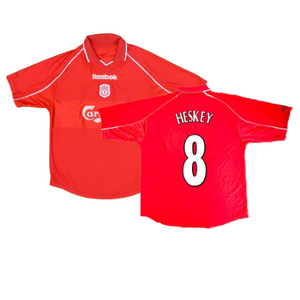 Liverpool 2000-2002 Home Shirt (L) (Excellent) (Heskey 8)_0