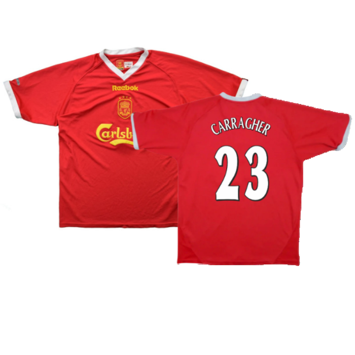 Liverpool 2001-02 Home Shirt (XL) (Very Good) (CARRAGHER 23)