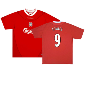 Liverpool 2002-04 Home Shirt (2XL) (Excellent) (FOWLER 9)_0