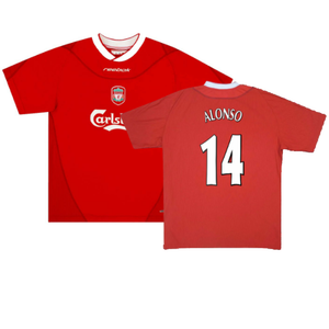 Liverpool 2002-04 Home Shirt (Excellent) (ALONSO 14)_0