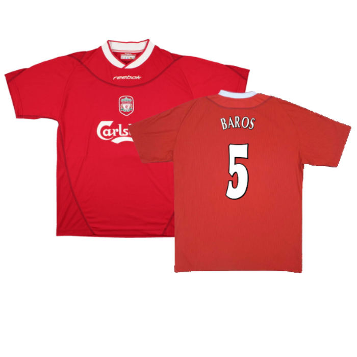 Liverpool 2002-04 Home Shirt (XL) (Excellent) (Baros 5)