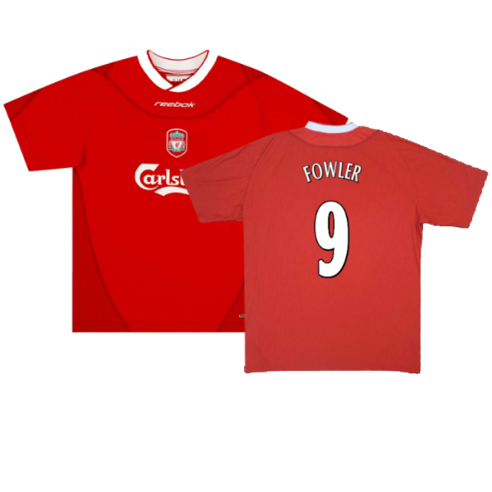 Liverpool 2002-04 Home Shirt (Excellent) (FOWLER 9)