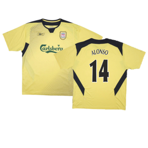 Liverpool 2004-05 Away Shirt (Good) (ALONSO 14)_0