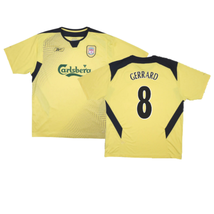 Liverpool 2004-05 Away Shirt (Good) (GERRARD 8)