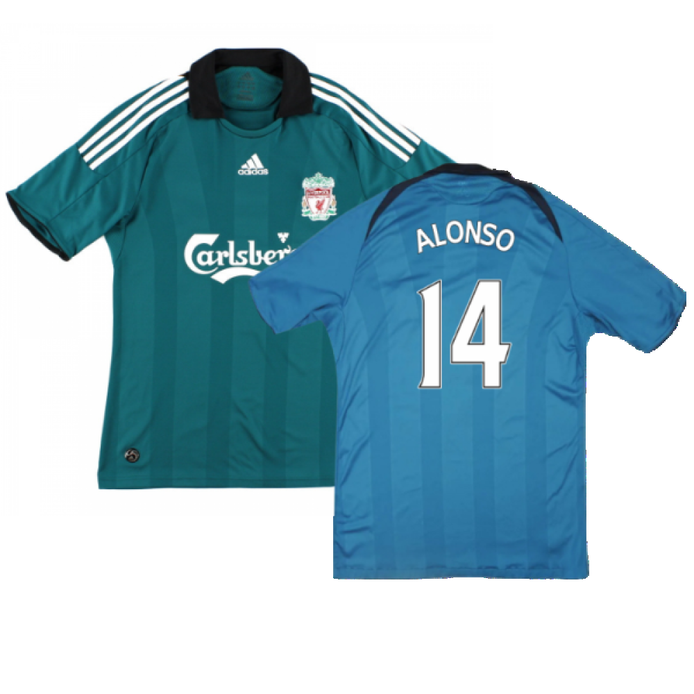 Liverpool 2008-09 Third Shirt (M) (Fair) (Alonso 14) – Classic