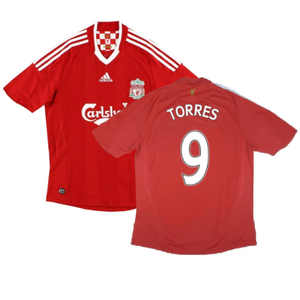 Liverpool 2008-10 Home Shirt (XXL) (Excellent) (Torres 9)_0