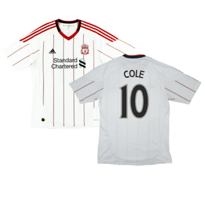 Liverpool 2010-11 Away Shirt (XL) (Excellent) (Cole 10)_0