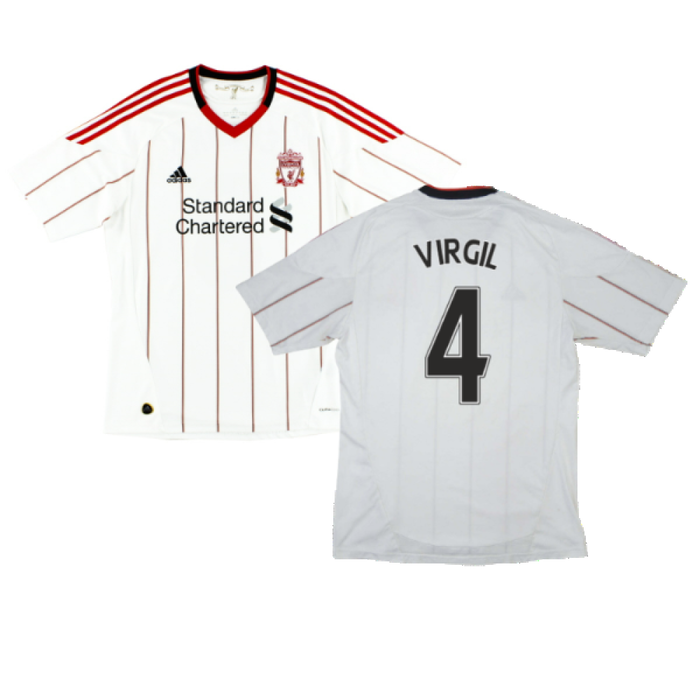 Liverpool 2010-11 Away Shirt (2XL) (Good) (VIRGIL 4)