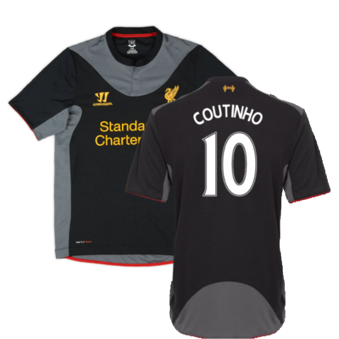 Liverpool 2012-2013 Away Shirt (XXL) (Fair) (Coutinho 10)