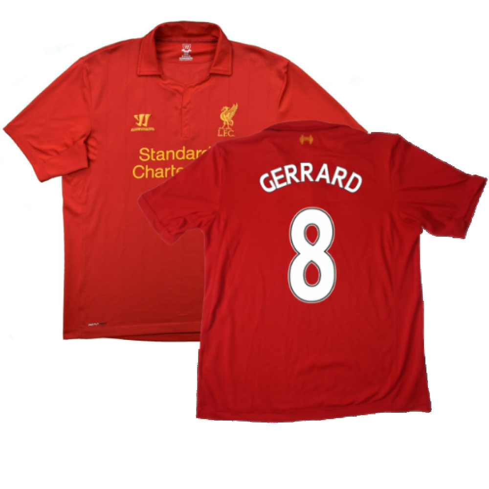 Liverpool 2012-13 Home Shirt (Small) (Very Good) (Gerrard 8