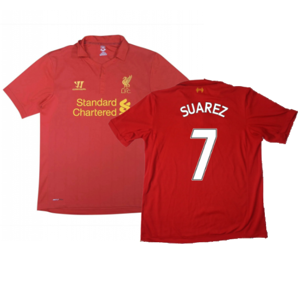 Liverpool 2012-13 Home Shirt (M) (Excellent) (Suarez 7) – Classic
