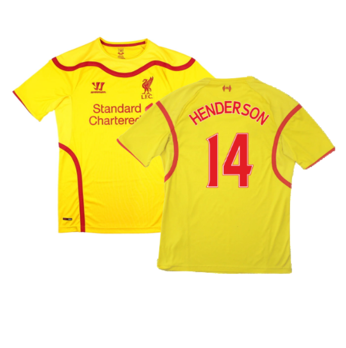 Liverpool 2014-15 Away Shirt (XXL) (Good) (HENDERSON 14)