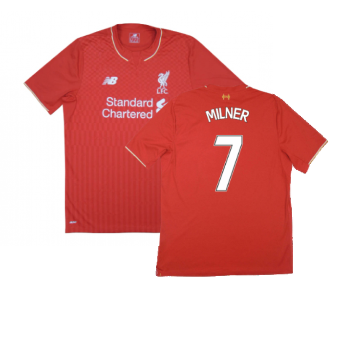 Liverpool 2015-16 Home Shirt (Excellent) (Milner 7)