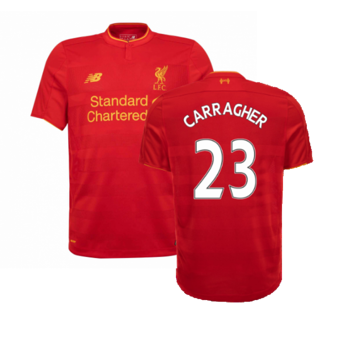 Liverpool 2016-17 Home Shirt (XL) (Excellent) (CARRAGHER 23)