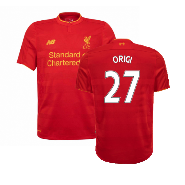 Liverpool 2016-17 Home Shirt (XL) (Excellent) (Origi 27)