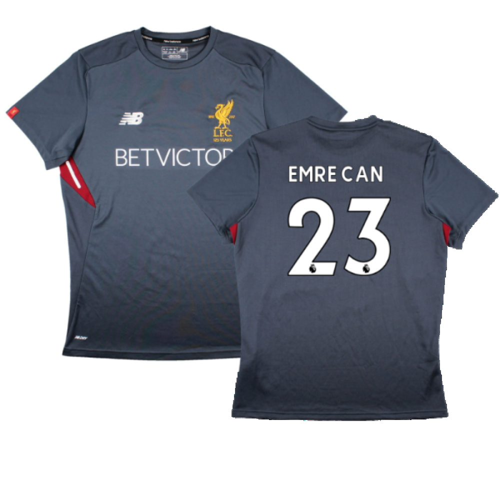 Liverpool 2017 18 New Balance Training Shirt L Emre Can 23 Excell Classic Football Kit