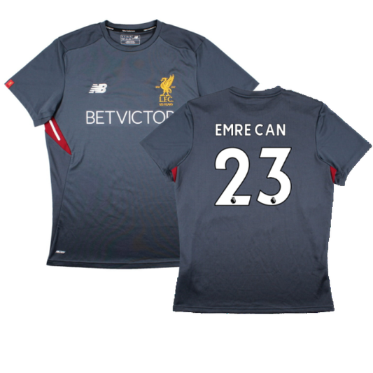 Liverpool 2017-18 New Balance Training Shirt (L) (Emre Can 23) (Excellent)_0